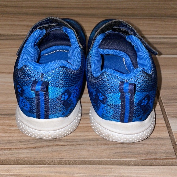 COPY - Paw Patrol Blue Velcro Sneakers (SIZE 8T) LIKE NEW - Picture 4 of 6
